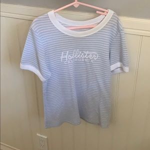Blue striped T-shirt